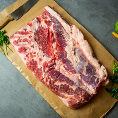 Свинина ребрышки мясные 900 г - купить в Арышхазде